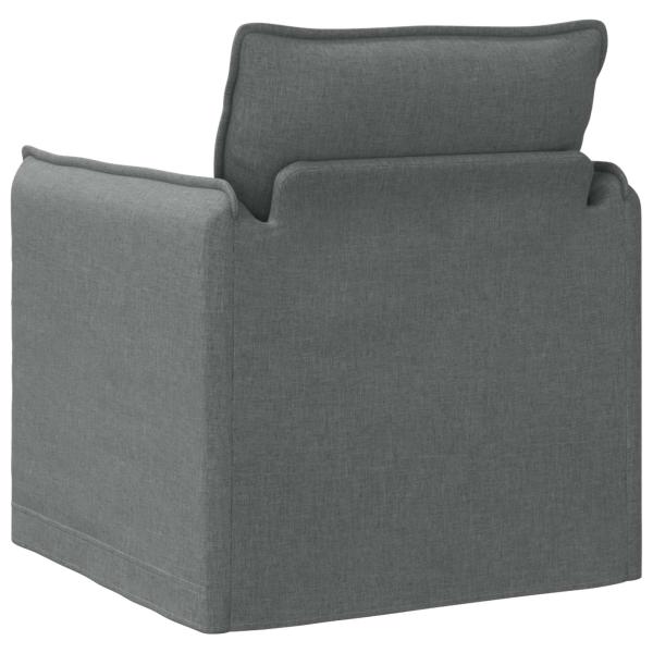 Sofa 60cm Dunkelgrau Metall
