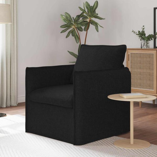 ARDEBO.de - Sofa 60cm Schwarz Metall