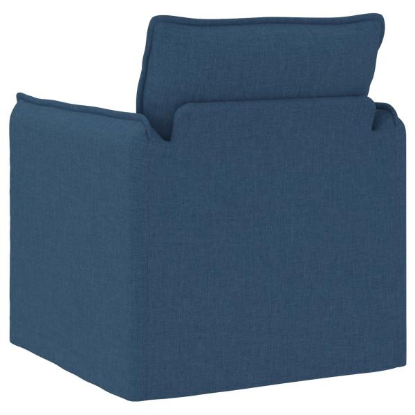 Sofa 60cm Blau Metall