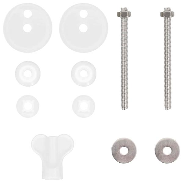 Toilettensitz Mehrfarbig 43,8 x 37,8 cm MDF-Platte