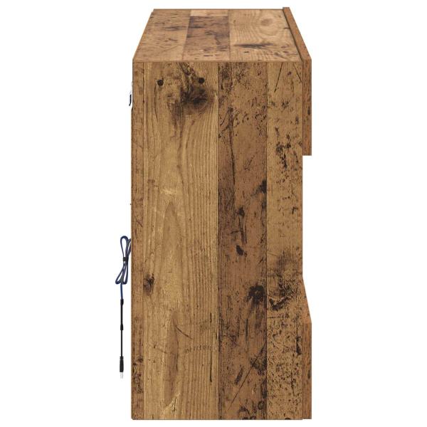 TV-Wandschrank Altholz 98,5 x 30 x 60,5 cm Holzwerkstoff