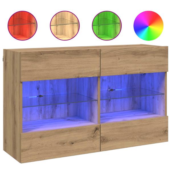 TV-Wandschrank Artisan-Eiche 98,5 x 30 x 60,5 cm Holzwerkstoff