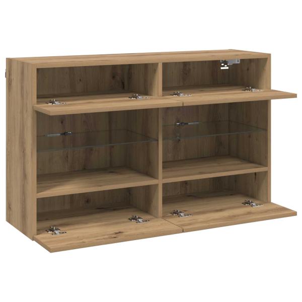 TV-Wandschrank Artisan-Eiche 98,5 x 30 x 60,5 cm Holzwerkstoff