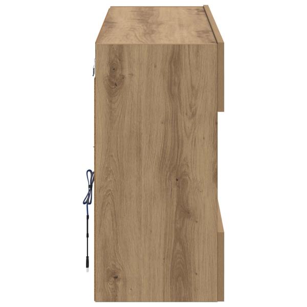TV-Wandschrank Artisan-Eiche 98,5 x 30 x 60,5 cm Holzwerkstoff