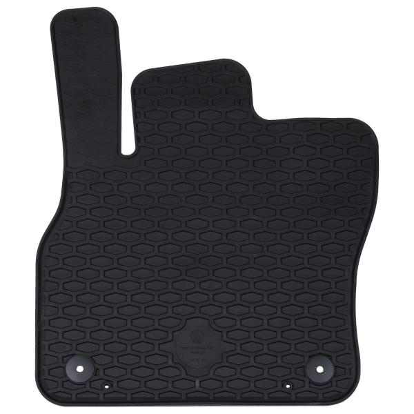 ARDEBO.de - Autofußmatte 4 pcs Schwarz geeignet für Audi Q3 TPE