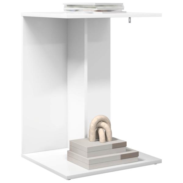 Beistelltisch Weiß 45 x 40 x 62,5 cm Holzwerkstoff