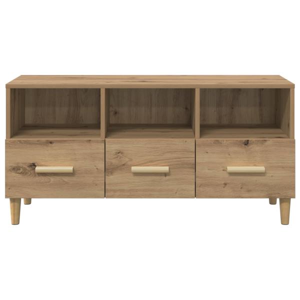 TV-Schränk Kunsthandwerk Eiche 102 x 35,5 x 50 cm Holzwerkstoff