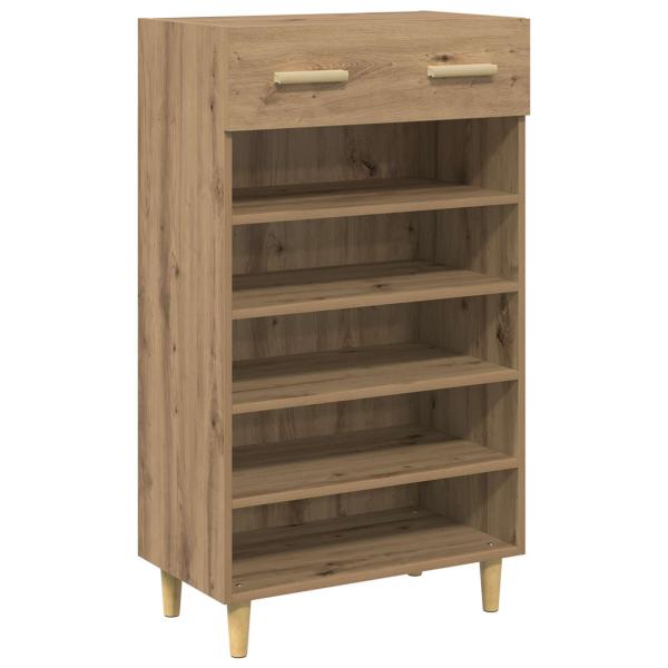 Schuhschrank Kunsthandwerk Eiche 60 x 35 x 105 cm Holzwerkstoff