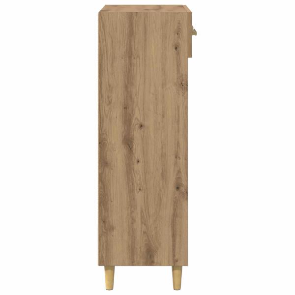 Schuhschrank Kunsthandwerk Eiche 60 x 35 x 105 cm Holzwerkstoff