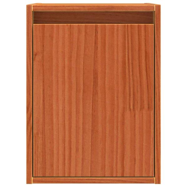Wandschrank Wachsbraun 30 x 30 x 40 cm Massives Kiefernholz