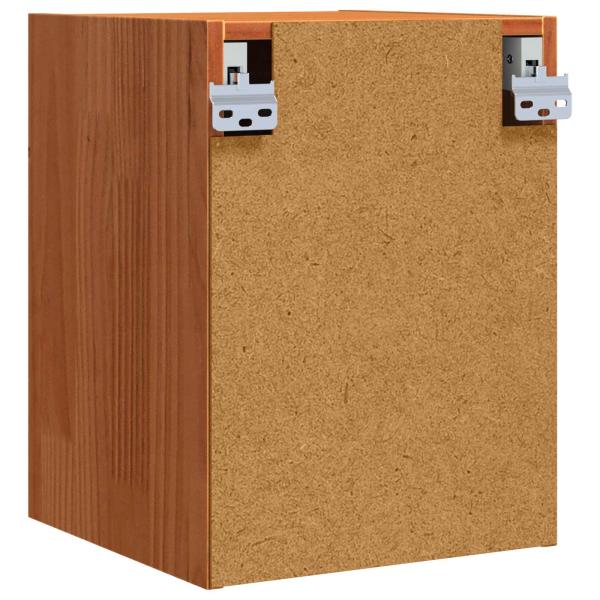 Wandschrank Wachsbraun 30 x 30 x 40 cm Massives Kiefernholz