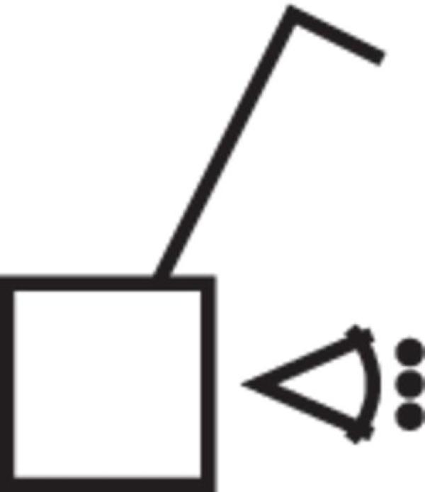 Berker 85341185 Bewegungsmelder, 1,1 m, S.1/B.3/B.7, anthrazit matt