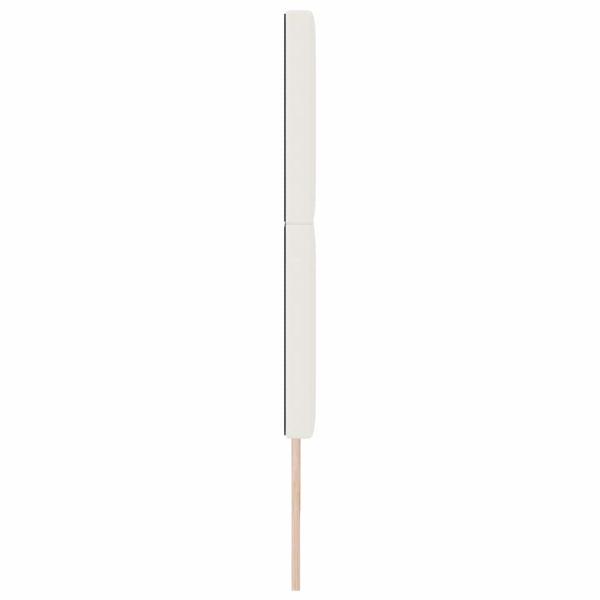 Kopfteil mit Kopfteil Creme 200 cm Kunstleder