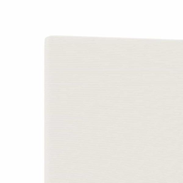 LED Kopfteil mit LED-Lichtleisten Creme 144 cm Polyester
