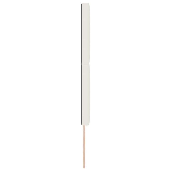 LED Kopfteil mit LED-Lichtleisten Creme 180 cm Polyester