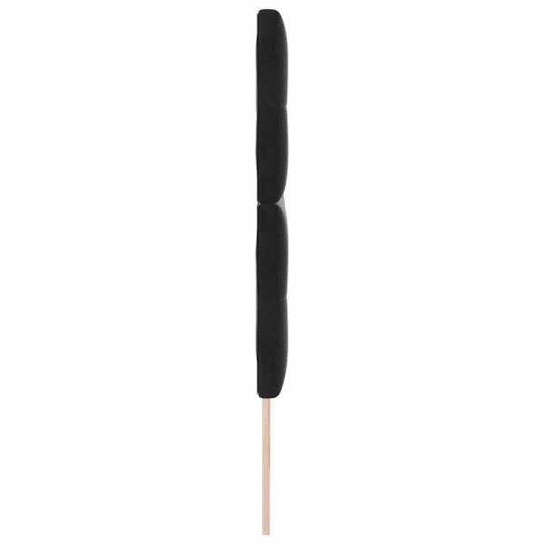 LED Kopfteil mit LED-Lichtleisten Schwarz 180 cm Samt