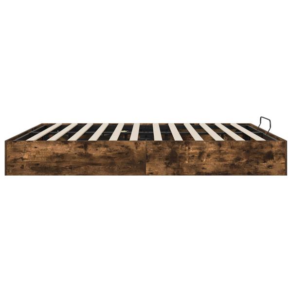 Ottoman Bettgestell Geräucherte Eiche 193 x 120 x 25 cm