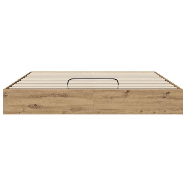 Ottoman Bettgestell Kunsthandwerk Eiche 193 x 120 x 25 cm