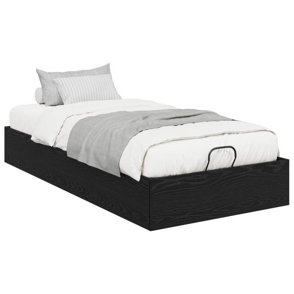 ARDEBO.de - Ottoman Bettgestell Schwarze Eiche 203 x 90 x 25 cm