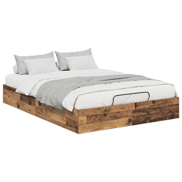 Ottoman Bettgestell Altholz 193 x 120 x 25 cm Spanplatte