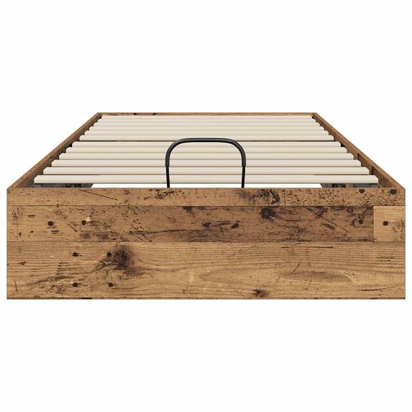 Ottoman Bettgestell Altholz 193 x 90 x 25 cm Holzwerkstoff