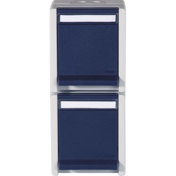 OPUS-RESIST OPUS-Res-Ste.-do.,2-f.,hoch,bl IP55