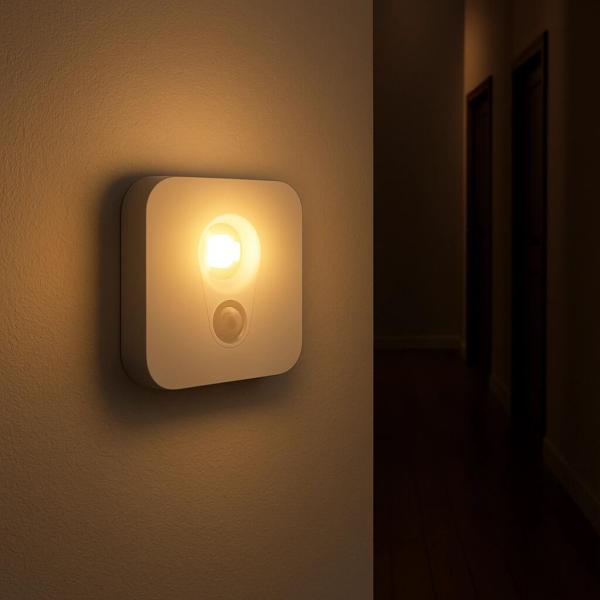 REV LED Akku Licht mit Bewegungsmelder, Li-ion-Akku 3,7 V / 500 mAh, 50lm, grau (2013100800)