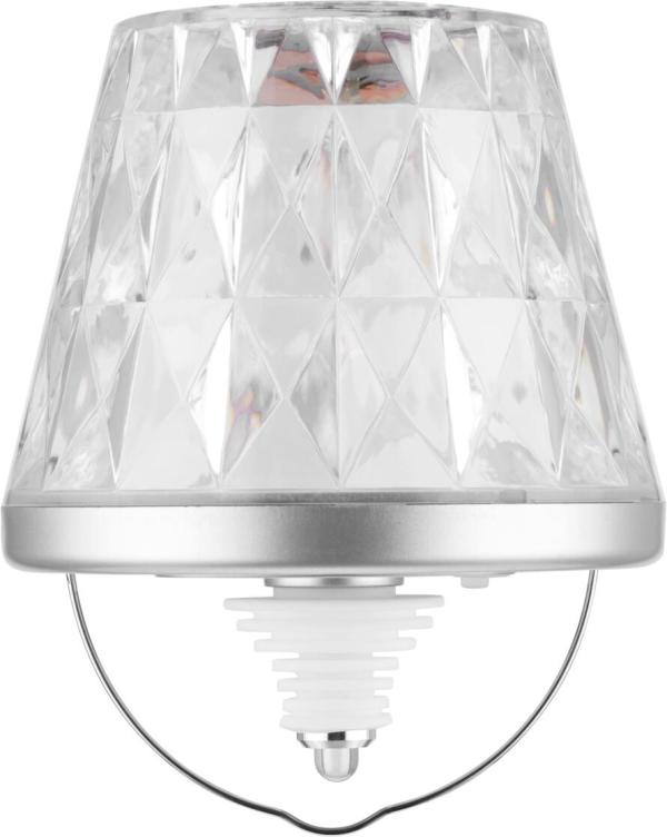 ARDEBO.de REV LED Akku Flaschenleuchte Lamprusco CRISTAL RGBW, IP54, weiß (2021001760)