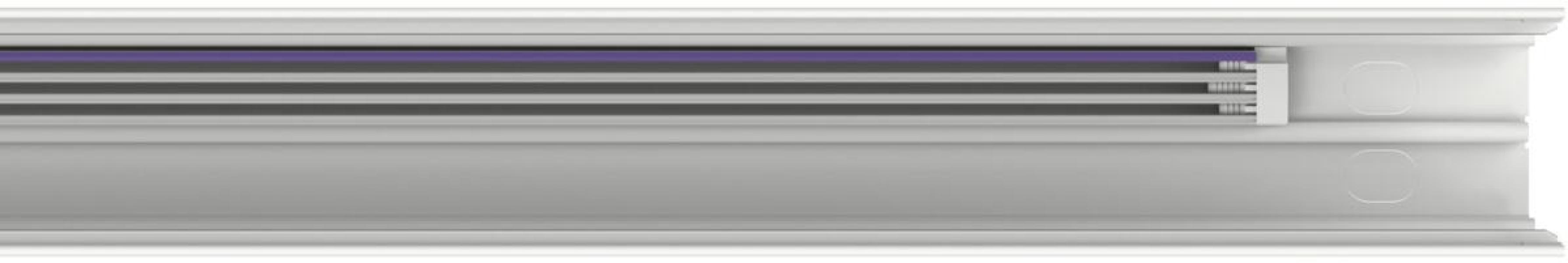 Ridi VL2TM 3000-7 Tragschiene, 7x2,5, 3000x64x54mm, weiß (2500005)
