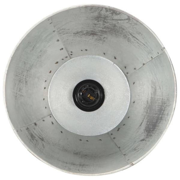 ARDEBO.de - Stehlampe Silbern E27 Mango Massivholz