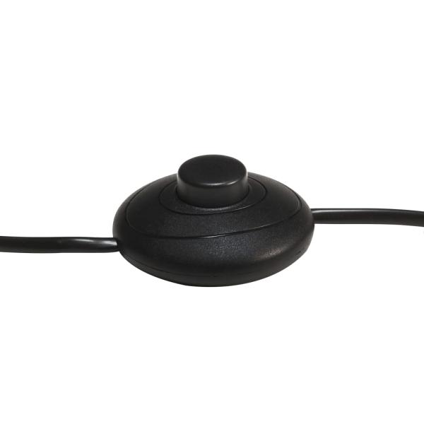 ARDEBO.de - Stehlampe Schwarz Mango Massivholz E27