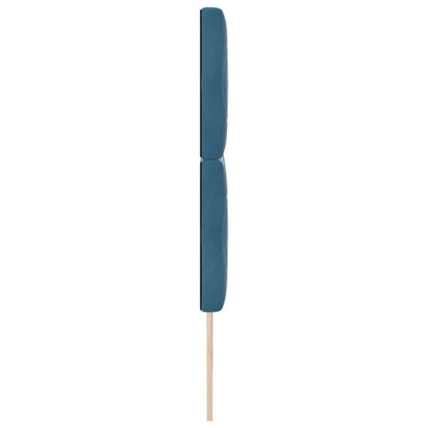 Kopfteil mit Kopfteil Dunkelblau 180 cm Kunstleder