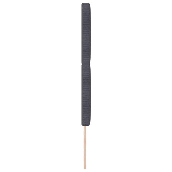 LED Kopfteil mit LED-Lichtleisten Dunkelgrau 200 cm Cordstoff