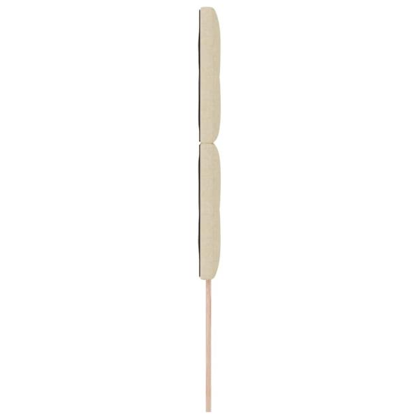 LED Kopfteil mit LED-Lichtleisten Creme 90 cm Polyester