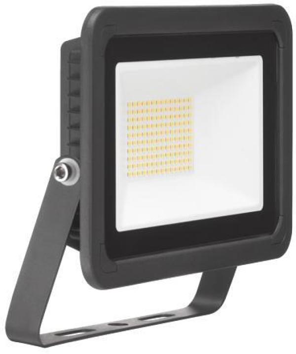 Brumberg NEO MIDI LED-Fluter, 50 W, 3.000 K, 230 V AC, 120°, IP65, schaltbar, schwarz struktur (60813183)