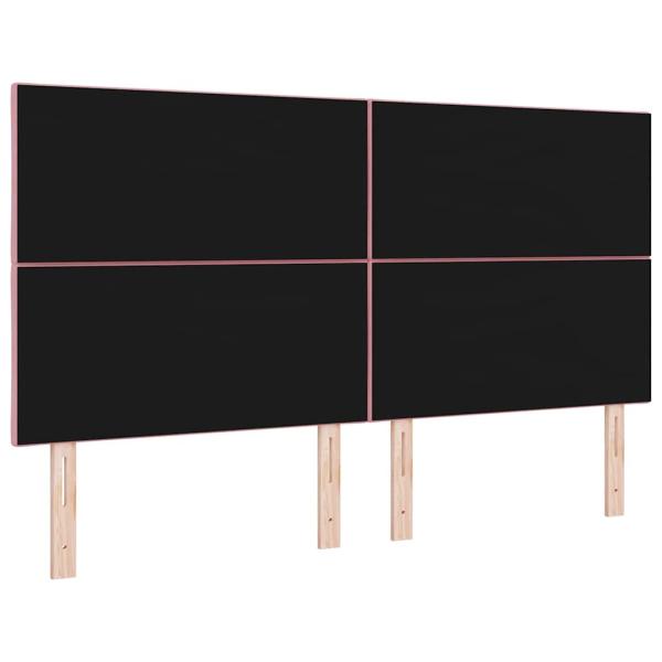 LED Kopfteil Rosa 180 cm Kunstleder
