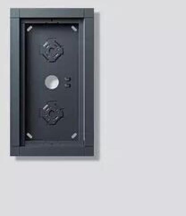 ARDEBO.de Siedle GA 612-2/1-01 AG Gehäuse-Aufputz für 2 Funktionsmodul, Anthrazitgrau (210012237-00)