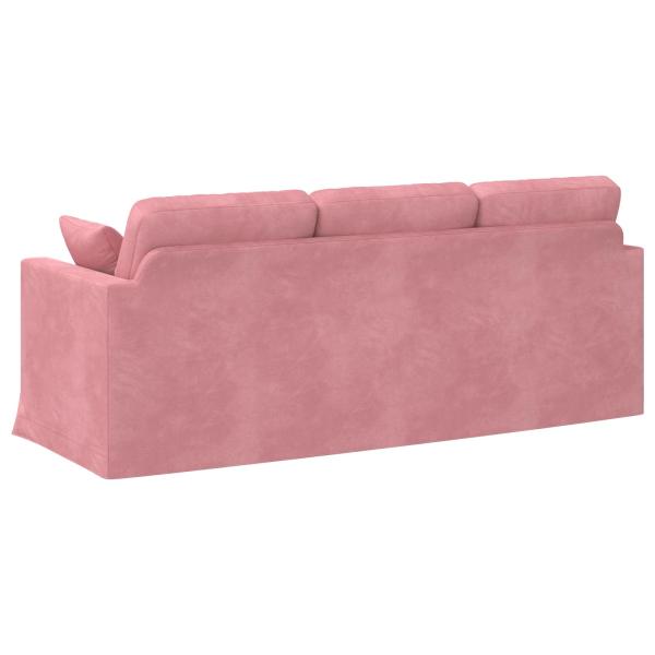Sofa 180cm Rosa Metall