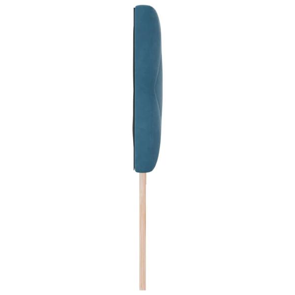 LED Kopfteil Dunkelblau 200 cm Samt