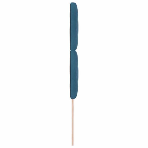 LED Kopfteil Dunkelblau 100 cm Kunstleder
