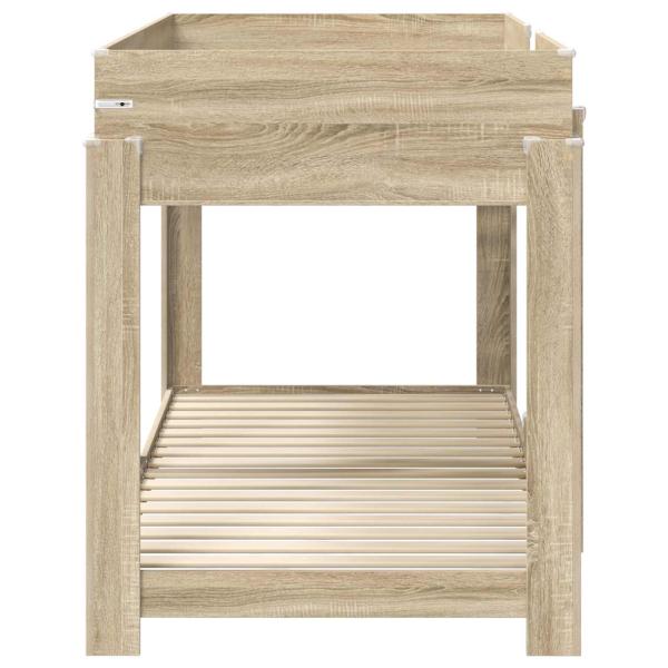Etagenbett für Kinder Sonoma-Eiche 100 x 200 cm Holzwerkstoff