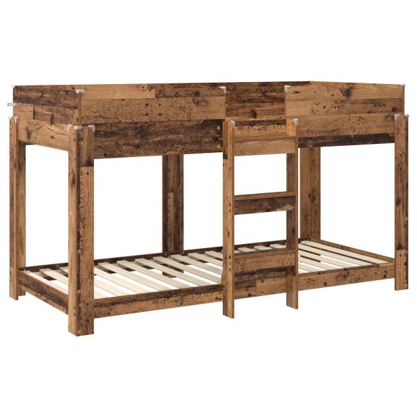 Etagenbett für Kinder Altholz 90 x 200 cm Holzwerkstoff