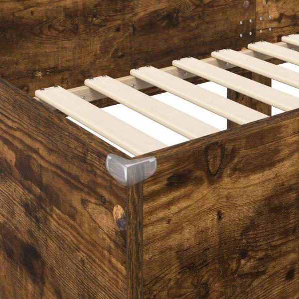 Etagenbett für Kinder Geräucherte Eiche 100 x 190 cm