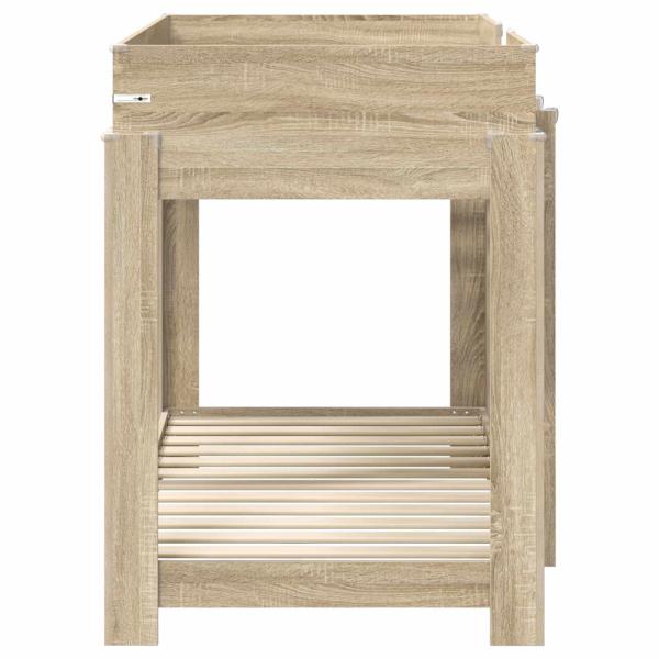 Etagenbett für Kinder Sonoma-Eiche 90 x 160 cm Holzwerkstoff