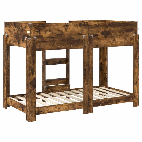 ARDEBO.de - Etagenbett für Kinder Geräucherte Eiche 90 x 160 cm