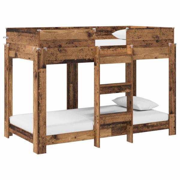 Etagenbett für Kinder Altholz 90 x 160 cm Holzwerkstoff