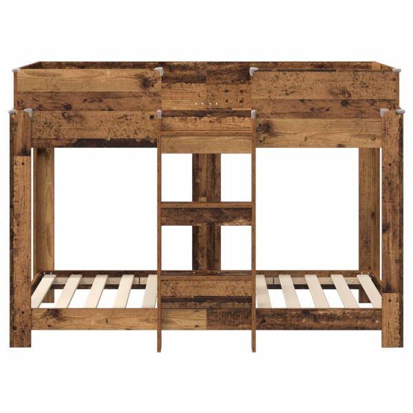 Etagenbett für Kinder Altholz 90 x 160 cm Holzwerkstoff