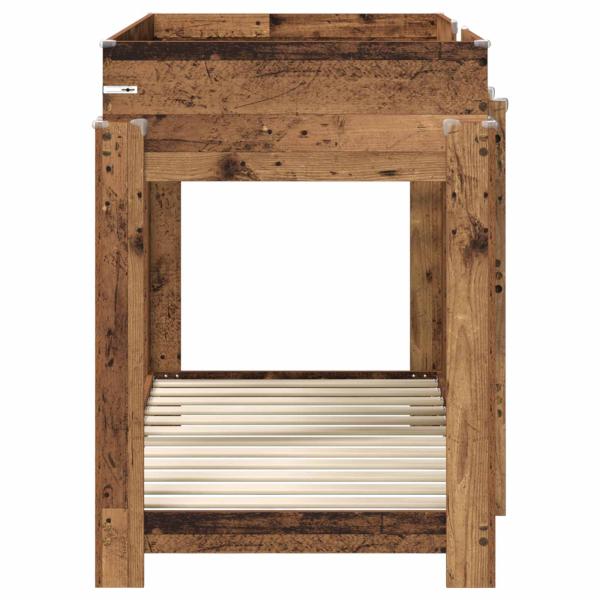 Etagenbett für Kinder Altholz 90 x 160 cm Holzwerkstoff