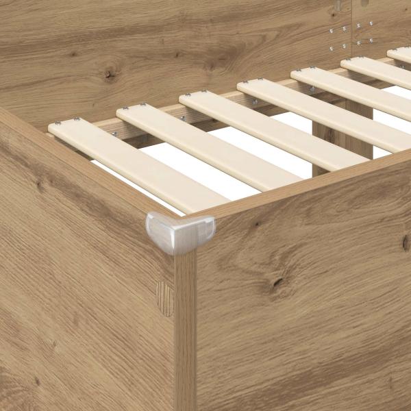 Etagenbett für Kinder Artisan-Eiche 90 x 160 cm Holzwerkstoff