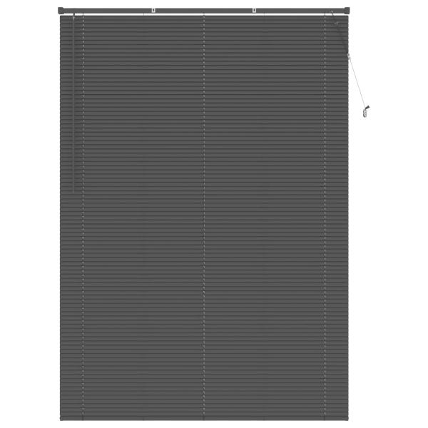 Venetianer Jalousie Verstellbar Silber Grau 213 x 140 cm PVC